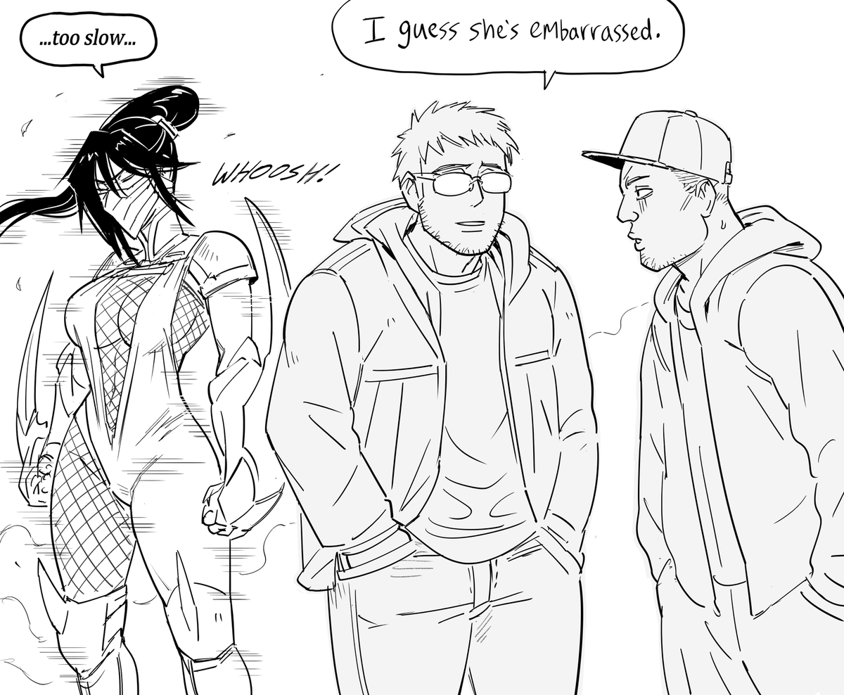 baalbuddy's tweet photo. "_______ Girlfriend" series.
Not a Patreon request, but I have a bunch of comic scripts written up in a file, so I thought I would try to make a dent in my drawing idea backlog. https://t.co/50MZMrHe8F