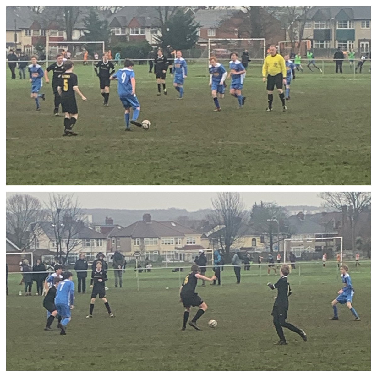 The pitch conditions today where  awful but our boys played really well and took a much deserved win with some good football played… Well done lads, on to next week now ⚽️👍🏻<a href="/BritanniaTaxis_/">Britannia Taxis</a>