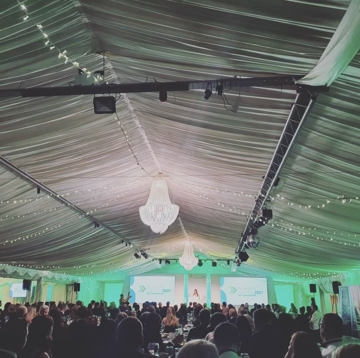 Transformation of the Lakeside Pavilion for a corporate awards evening  🏆