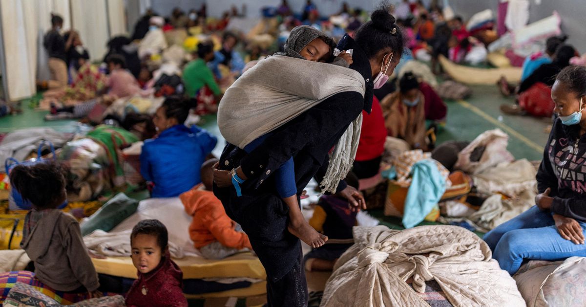 Reuters's tweet image. Madagascar braces for cyclone Batsirai after Ana's devastation reut.rs/3gwGbhj