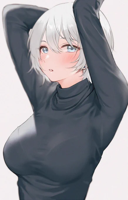 白髪ショートちゃん 