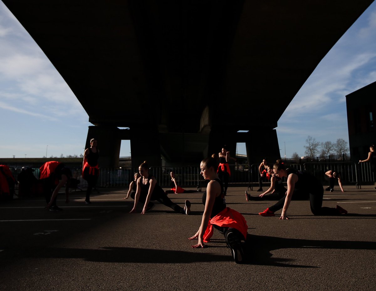La lumière ce matin pendant les échauffements 🤯