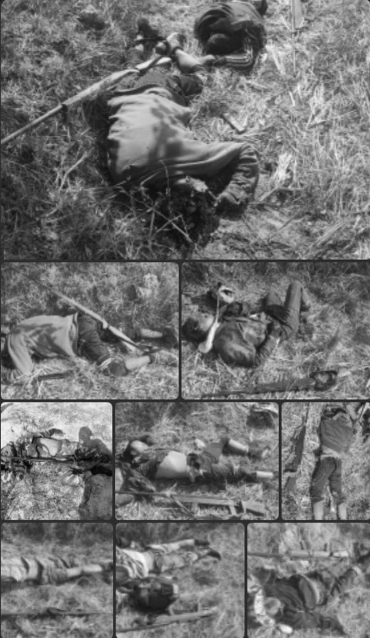 On Feb 4, no less than 10 (allegedly 13 in military community) members of #KoeBaungBo based local defence group had DIED although they vied the Burma military with their improvised hunting guns. During the clash, SAC troops took the advantage of being in monastery.
#2022Feb5Coup