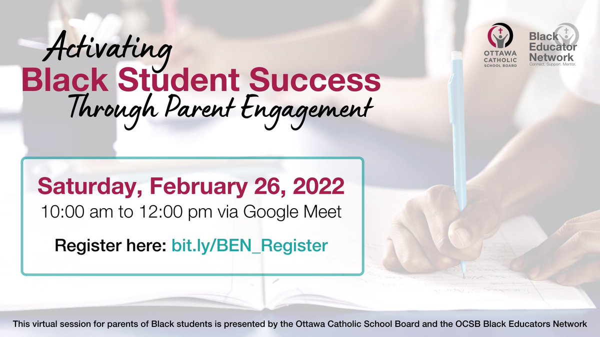 Leslie Emmanuel, OCT (@misslemmanuel) on Twitter photo Mark your calendar’s #ocsb! 3 weeks until this event! Share with your staff and parents!🗓
•
<a href="/OttCatholicSB/">Ottawa Catholic School Board</a> <a href="/OCSB_BEN/">OCSB Black Employee Network (BEN)</a> <a href="/ocsbequity/">@OCSBEquity</a> <a href="/ocsbStudents/">OCSB Students</a> <a href="/PrinceEhoro/">Prince Ehoro</a> <a href="/ChuksIma/">Chuks Imahiagbe</a> <a href="/Ms_P_Hall/">Patrice Hall-Johnson (Ms. Hall)</a> <a href="/SAHolling/">Sharon H</a> Mark your calendar’s #ocsb! 3 weeks until this event! Share with your staff and parents!🗓
•
<a href="/OttCatholicSB/">Ottawa Catholic School Board</a> <a href="/OCSB_BEN/">OCSB Black Employee Network (BEN)</a> <a href="/ocsbequity/">@OCSBEquity</a> <a href="/ocsbStudents/">OCSB Students</a> <a href="/PrinceEhoro/">Prince Ehoro</a> <a href="/ChuksIma/">Chuks Imahiagbe</a> <a href="/Ms_P_Hall/">Patrice Hall-Johnson (Ms. Hall)</a> <a href="/SAHolling/">Sharon H</a>