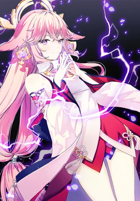 八重神子様💜
#原神 #GenshinImpact 
