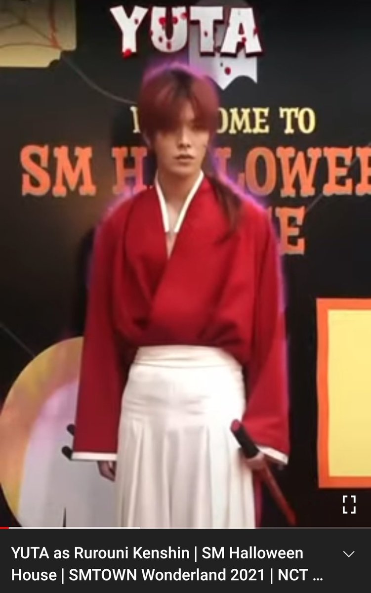 #YUTA as Rurouni Kenshin | SM Halloween House | SMTOWN Wonderland 2021 | NCT | 中本悠太 | 悠太 | 유타
youtu.be/K7QO1wElLkE