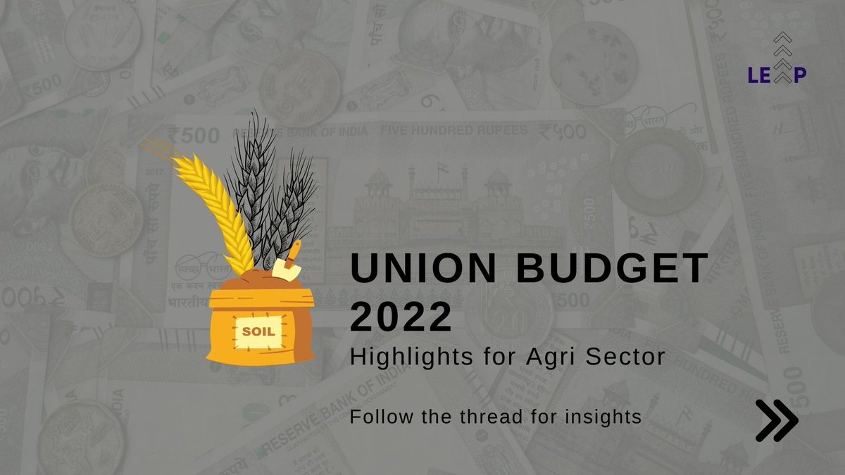 _leapnow's tweet photo. #Budget2022 is establishing a sustained higher growth trajectory for the agriculture sector. With an emphasis on digital infrastructure and PPP #investments, we hope to see some much-needed changes. https://t.co/qRBCusPcsF