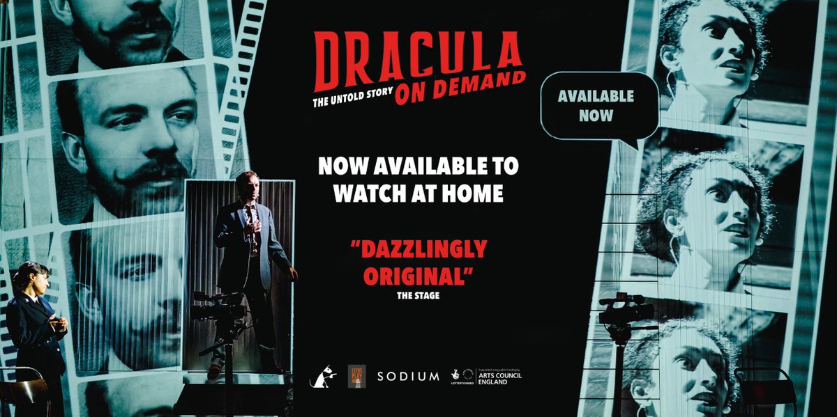 Our friends @imitatingthedog have just announced they are extending the online run til 31 March of Dracula: The Untold Story, a “★★★★★ wild gothic thrill ride” - The Guardian. 

Dynamically filmed by the brilliant <a href="/SodiumFilms/">SODIUM</a>. 

👉 Book tickets here: bit.ly/3Gu5JpW