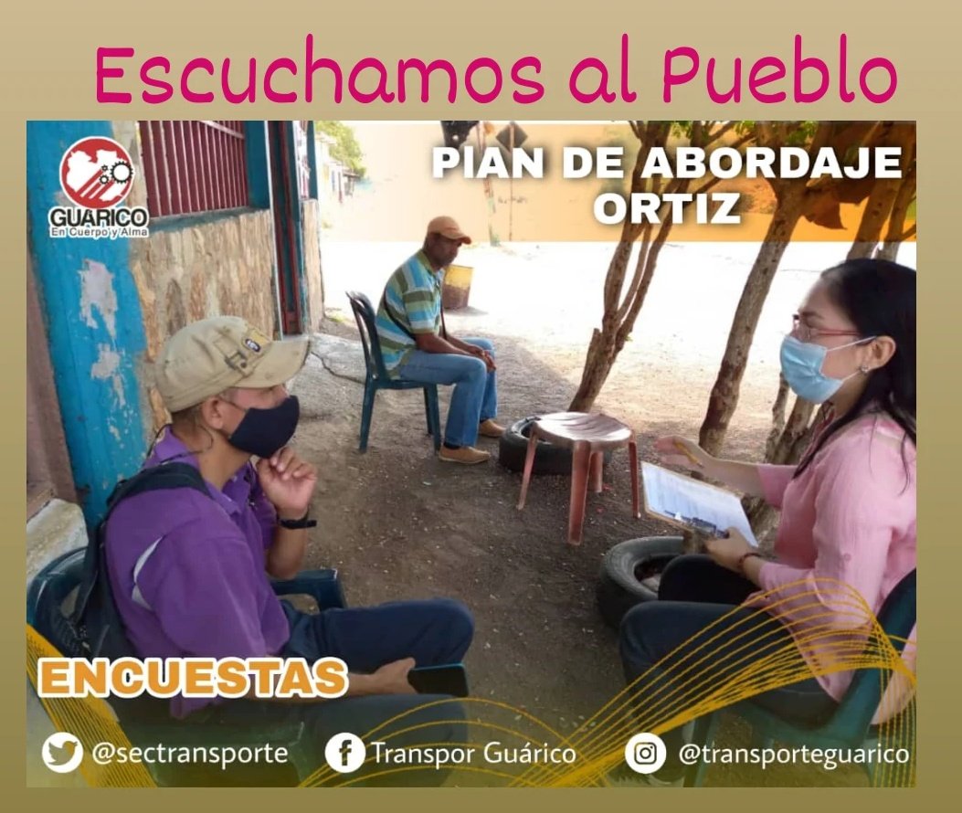 En #Guarico planificamos el transporte de la mano con la gente
#GMTV3añosEnVictoria
#ConductoresDeEsperanza
#TransporteGuárico
#Guárico