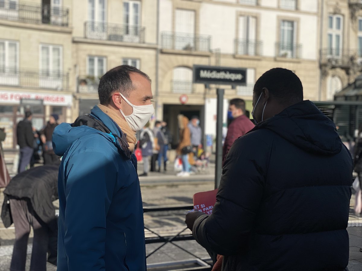 Benbrahim_K's tweet photo. Salaires, emplois, éducation, santé, sécurité, écologie, etc...
Nous étions présents ce matin à #Nantes pour présenter aux Nantaises et aux Nantais le projet de @Anne_Hidalgo, avec @GildasSalaun et @3asseh https://t.co/kbkdKRmt1u