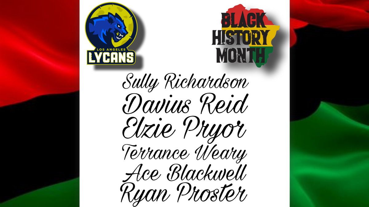 This #BlackHistoryMonth, we'd like to highlight our players! Our differences makes us stronger as an organization and a family! Let us love one another and celebrate in each other's victories! #HowlAtTheMoon #LycAngeles #FullMoonFamilia #FMF