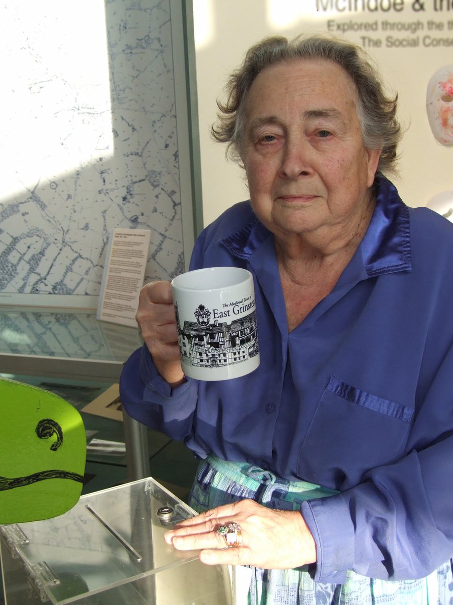 AboutEG's tweet photo. Sad to hear that Dorothy Hatswell has passed away. I knew her through association with @EG_Museum and her local history books. She was acting curator of the museum for some time, and had a great knowledge of East Grinstead and its past. https://t.co/jjRQjFwyox