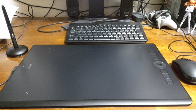 wacom intuos pro L導入。 