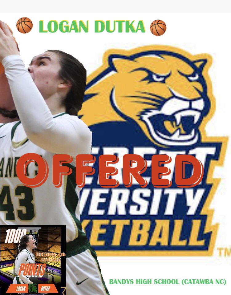 #NCFOOTHILLSFINEST Student Athletes Platform gives a HUGE shoutout to BANDYS girls basketball standout ✨LOGAN DUTKA✨ who was offered by AVERETT UNIVERSITY to further her education and play the game she loves! Congratulations Logan! #NCFOOTHILLSFINEST <a href="/logan_dutka/">Logan Dutka</a> @nccavs2017