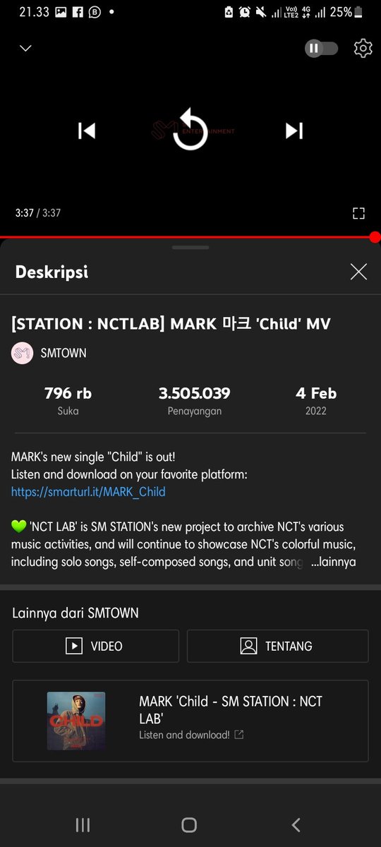 #MARK_Child MV STREAMING CHAIN✨LETS GO 4M!!

Lets stream and show our love to #MARK !

🔗 youtu.be/VbIf3z2SqHg
Tag: @MARKPRIDEOFUS @mworklion @babylionsoo @watermarkly_ @99trademark
QRT with yours!
#TalkAboutMARK
#차일드로_온세상을_마크해
#MARK_CHILD_getset_go