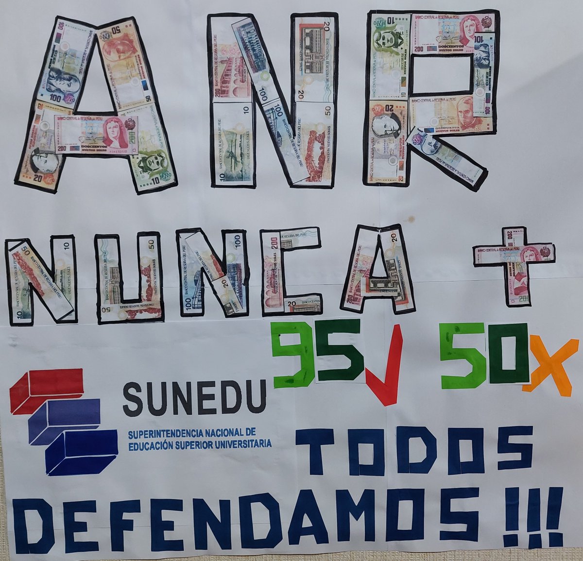 Ldshardin's tweet photo. ANR, nunca más... 95 universidades cumplieron las CBC (Condiciones Básicas de Calidad). Sunedu, en defensa de la Reforma Universitaria.... https://t.co/rKeKl3eBhB