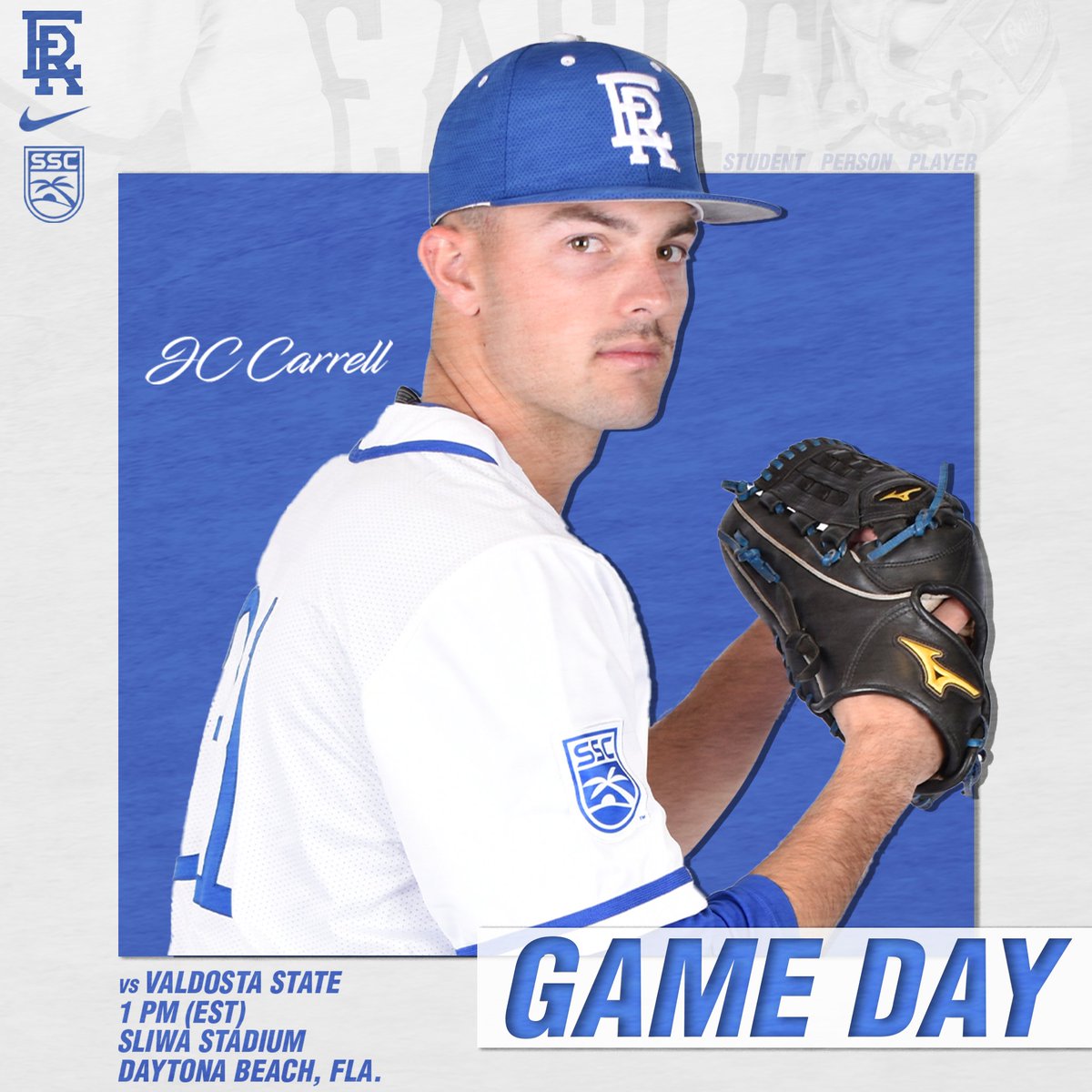 ERAUBaseball's tweet photo. New day...
🦅vs. @BlazerNationBB 
⏰1PM
📍Sliwa Stadium - Daytona Beach
📺https://t.co/IcAvG2N5pw
📊https://t.co/T3TxpW9Fe9
🎟https://t.co/rJpfqKr2C2
#GoERAU https://t.co/qlxP1hRDSX