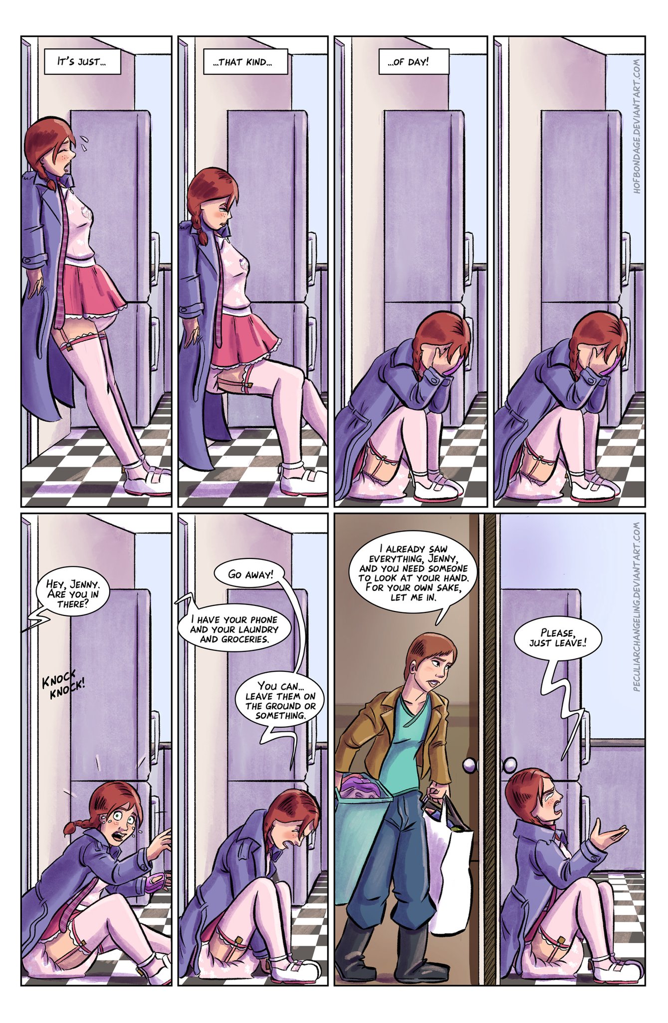 HofBondage on X: Just that kind of day... Weve all been there! ^_^ What  do you mean, you havent?!?!? 😯 Written by @PChangeling . Art by me!  Pssst! Our Patreons publish this