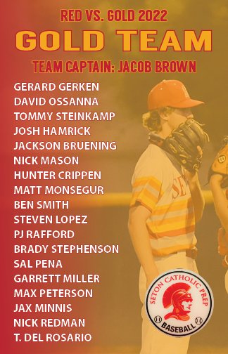 Congrats to Team Gold for taking the trophy this year and to Sr. Team Captain <a href="/Brown2022Jacob/">Jacob Brown 2022</a> for winning it on a walk-off!

Best of luck to all the boys in tryouts!

#ROADtoSTATE

<a href="/SCPAthletics/">Seton Catholic Athletics</a> <a href="/SCPBoosterClub/">SCPBoosterClub</a>