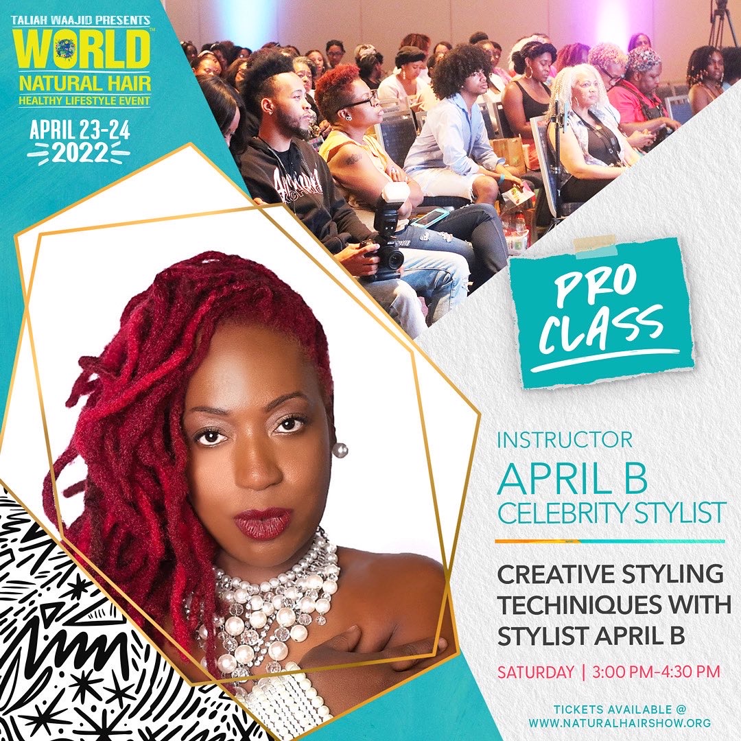 Y’all didn’t think we were done…. @stylistaprilb will be holding a PRO Class to give you CREATIVE STYLING TECHNIQUES 😍