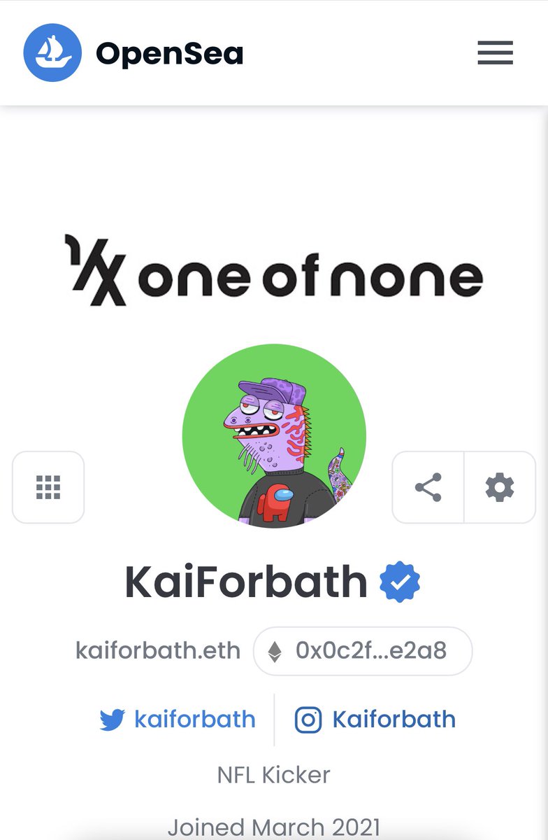 Its verified I like #nfts ✔️what am I adding next? 🧐