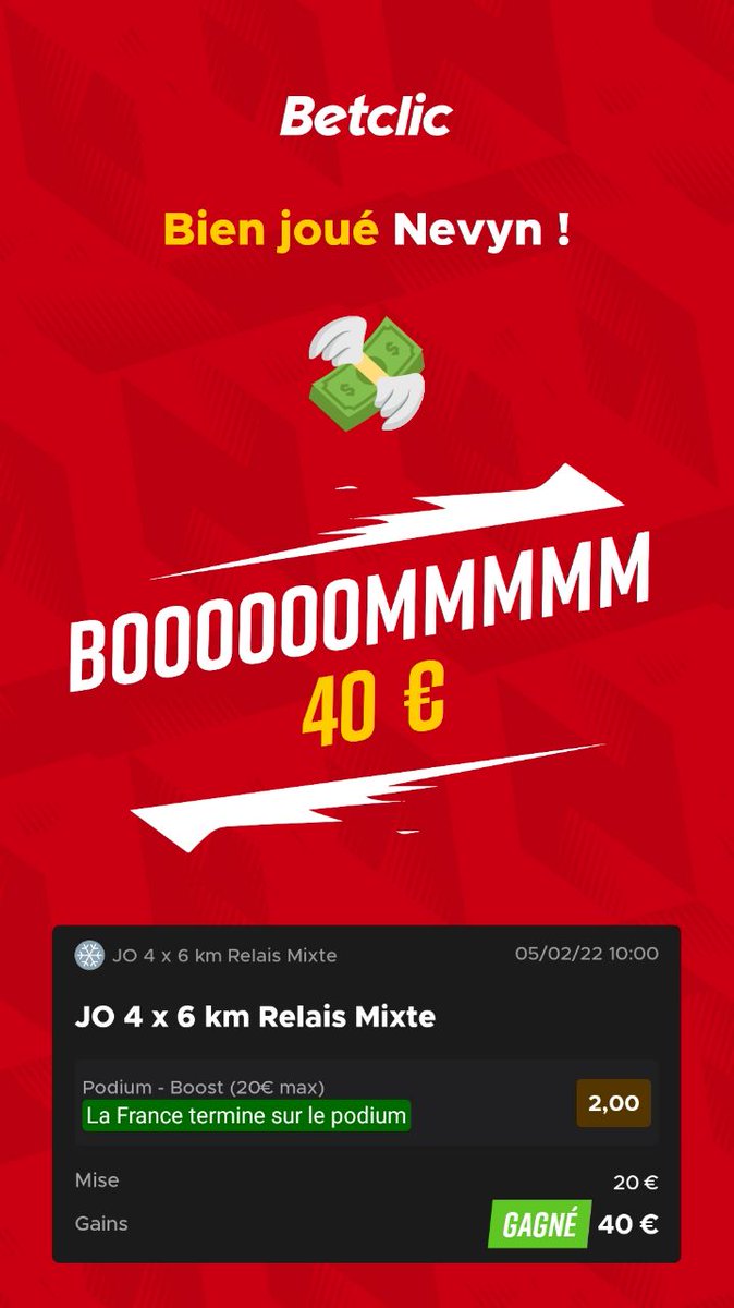 TZ83400's tweet photo. Merci @Betclic pour le BETMAKER #TeamParieurs #Betclic #betmaker https://t.co/6XhmctuyGL