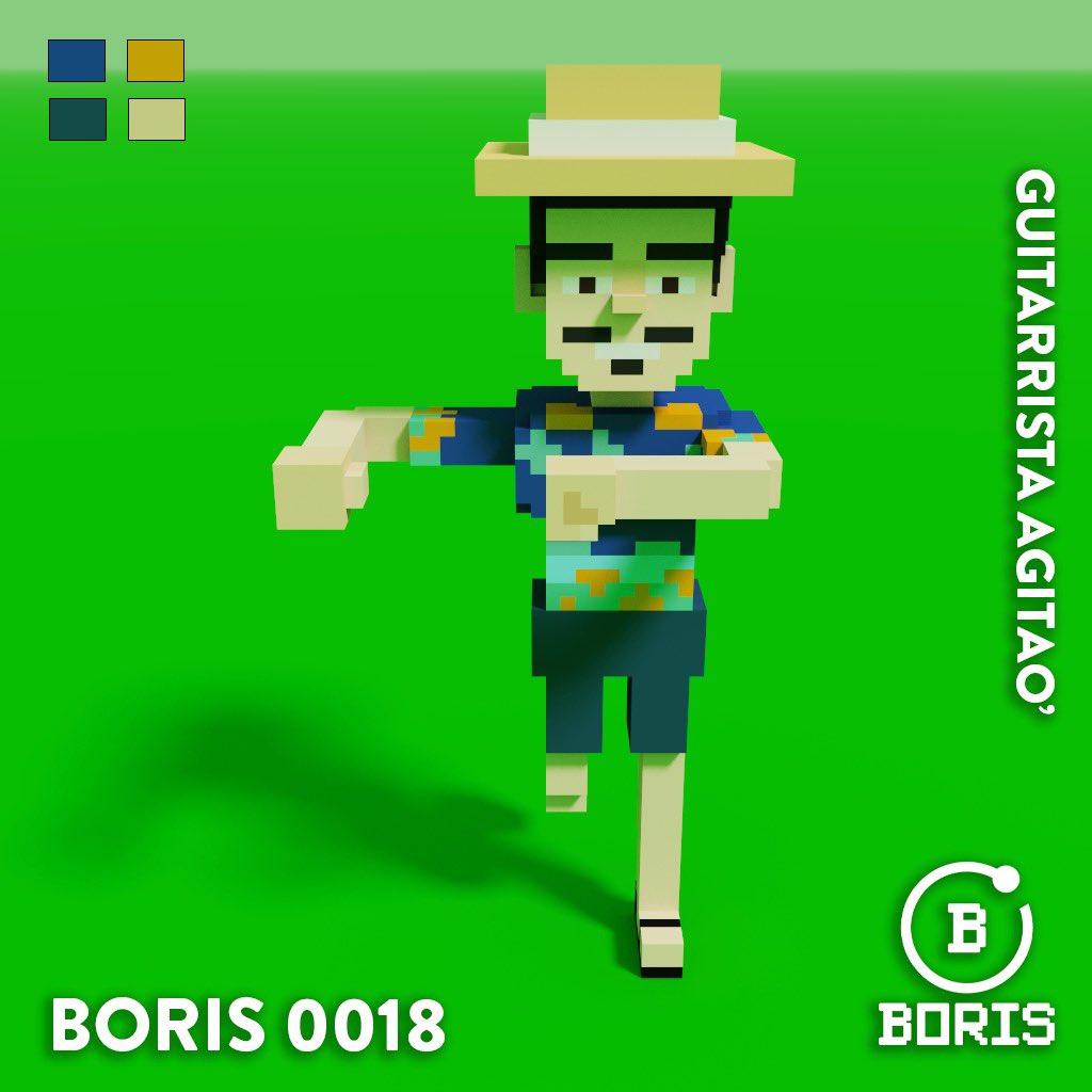 nft_boris's tweet photo. Agitar masas es su pasión. El guitarrista agitao’ disponible ya en nuestro OpenSea 🔥 https://t.co/EUkpfHTGNL