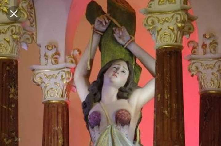 🙏 Santa Águeda de Catânia, Rogai por nós que recorremos a Vós 🙏

#santaaguedadecatania 
#santaagathadecatania 
#santaprotetoradocancerdemama 
#cancerDeMama 
#Mulher