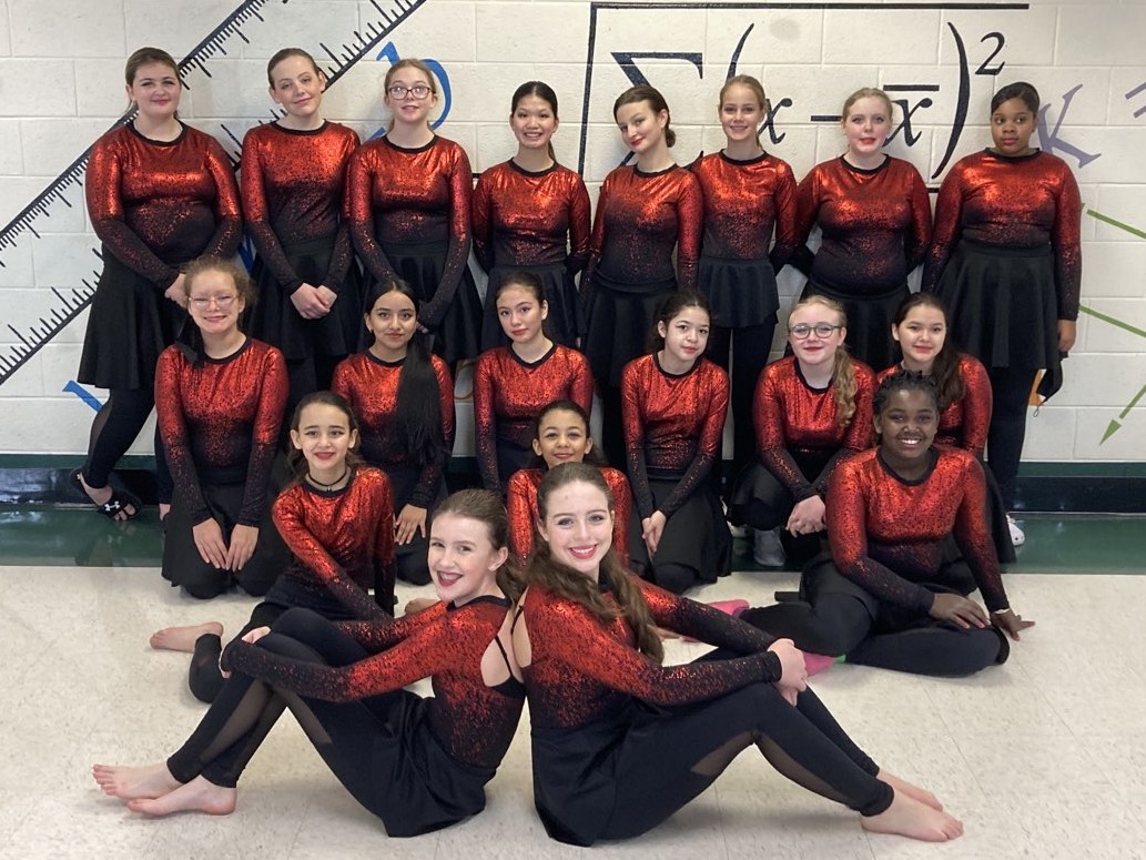 CHSRaiderGuard's tweet photo. Cleveland Middle School Winterguard had a great first show today to kick off our Winterguard season! It is so great to be back performing for crowds of people and judges in person. Great things to come!! #cmsturnedtheworldupsidedown https://t.co/7rSup7rArU