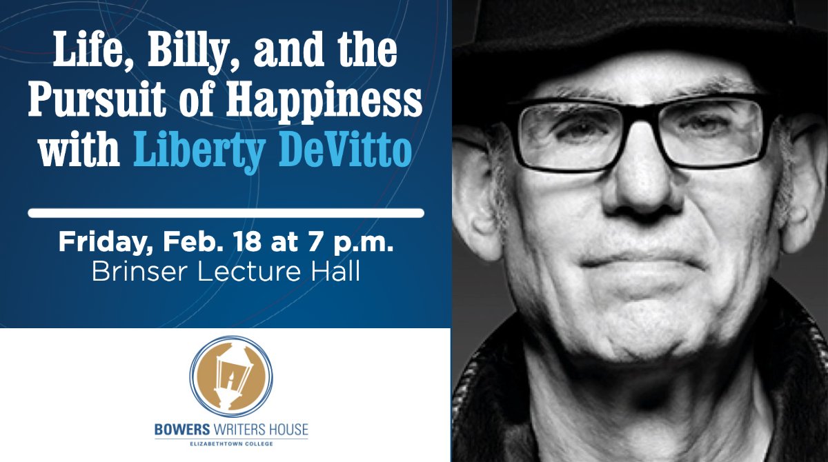 Join us on Feb. 18 at 7 p.m. to hear from renowned drummer  Liberty DeVitto as the former lead drummer for Billy Joel reads from his memoir, “Liberty: Life, Billy and the Pursuit of Happiness.” This event is free and open to the public!

Learn more: bit.ly/3HVmBqZ.