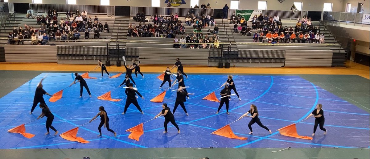 CHSRaiderGuard's tweet photo. Cleveland High School Winterguard competed in their first competition today in almost 2 years. They did fantastic!! We are so proud of the progress this group is making. Great things are coming! #AllCHSknowssofar https://t.co/NneZaJYSrD