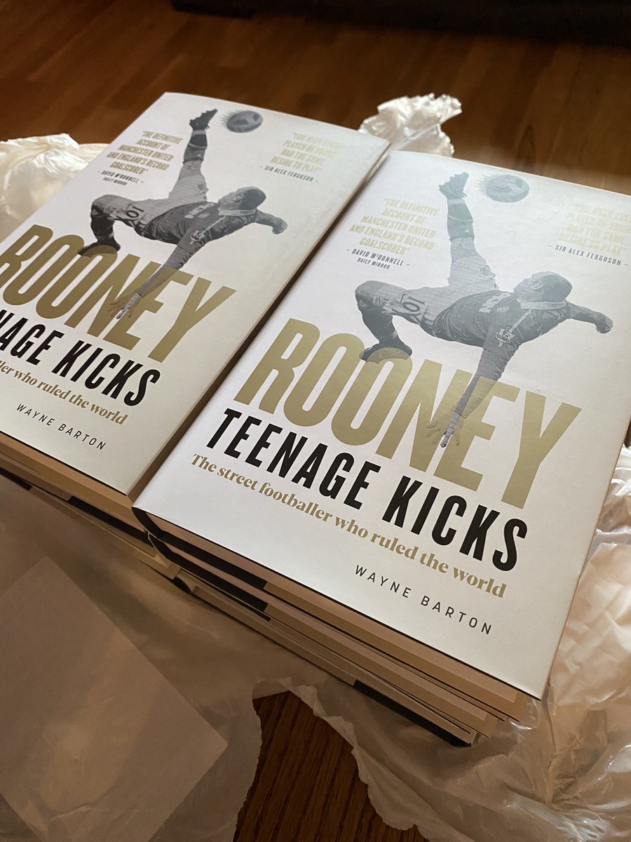 Rooney. Teenage Kicks.

His career under the microscope - brand new interviews with former team-mates and coaches. 

I’m really proud of this. Hope you will like it.

Pre-order here : 

amazon.co.uk/Wayne-Rooney-T…