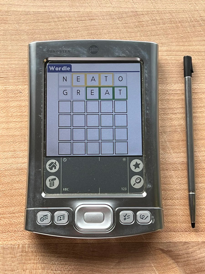 erickhill's tweet image. Wordle Ported to Commodore 64 (C64), Palm OS
You read that correctly. 
amigalove.com/viewtopic.php?…