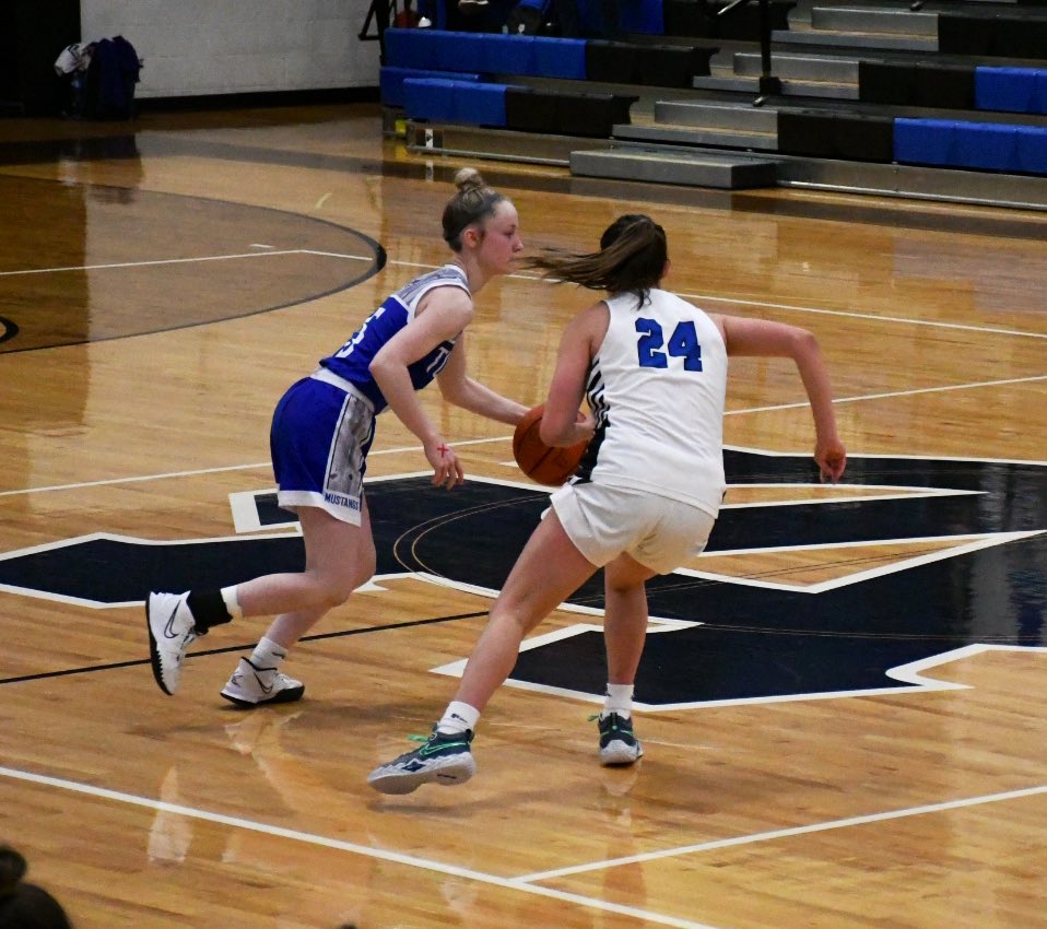 The Mustangs were led today by <a href="/brfitz7/">Brianna</a> who had 10, McCabe with 9 and <a href="/kasitully1/">kasi tully</a> had 8.