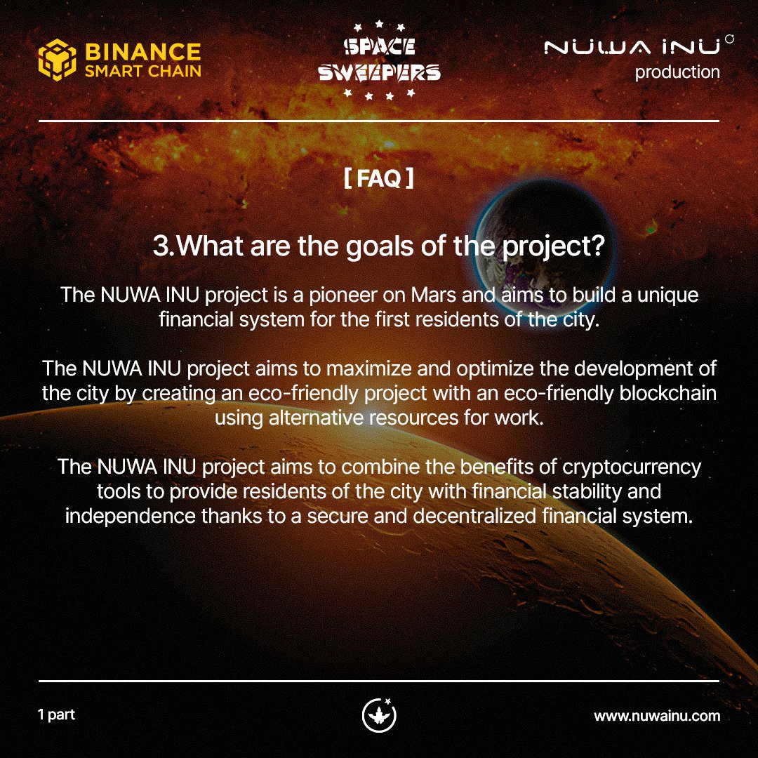 nuwa_inu's tweet photo. ⁉️What are the goals of the project?

@elonmusk @tesla @gamefi_official @cz_binance @BinanceChain @BinanceLabs @gamifigg @GuildOfGuardian 

#NuwaInu #SpaceSweepers #DeFi #GameFi #NFT #blockchain #metavers #P2E #playtoearn #bsc #dex #binance #binancesmartchain https://t.co/eVB7W2Ddfv