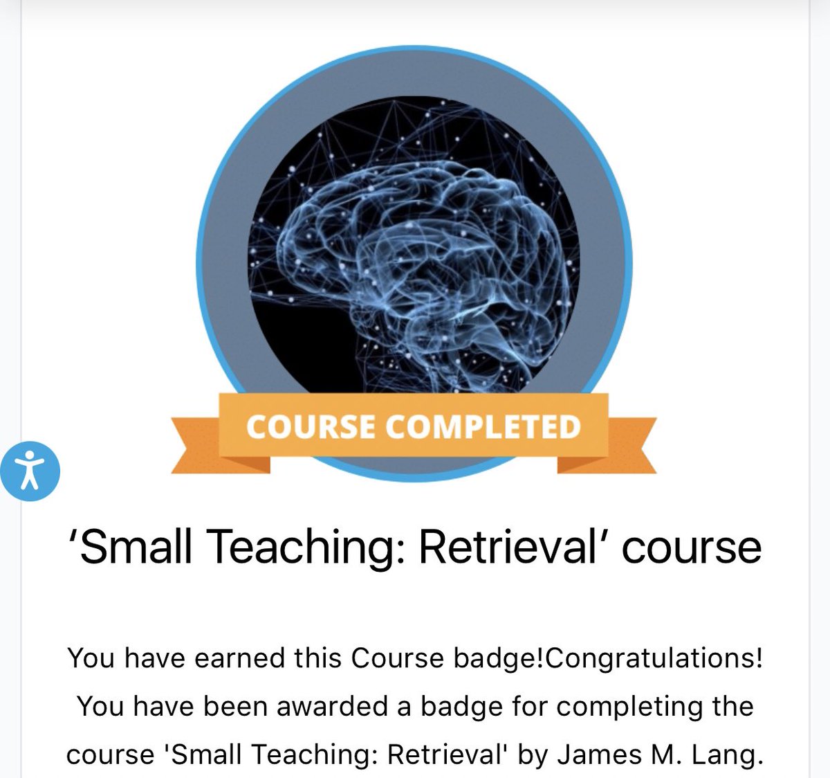 Truly enjoying #smallteaching @LangOnCourse micro courses @oneheglobal - lot of research -based easy to implement #teaching ideas. New “Impact” feature encourages me to apply ideas and reflect on their impact on students’ learning .. interesting semester ahead!