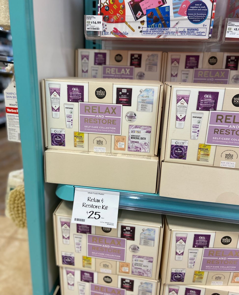 everyoneproduct's tweet photo. In need of some self-love or self-care? Make sure to pick up @wholefoodsmarket Relax &amp; Restore kit next time you're in store! Perfect for the weekend  🧡

#wholefoodmarket #relaxrestore https://t.co/2bscH7hepf