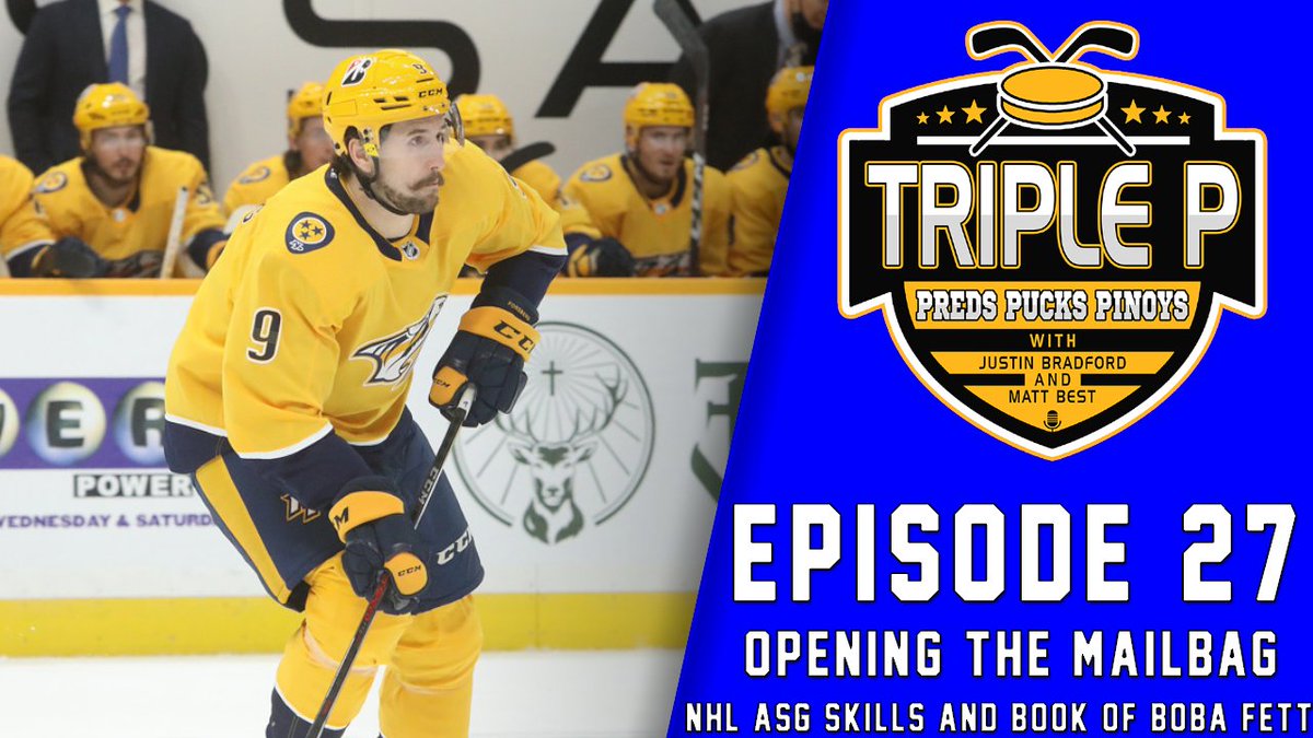 🚨NEW EPISODE🚨

🏒<a href="/justinbbradford/">Justin Bradford</a> &amp; <a href="/bestofmatt/">Matt Best</a> open up the mailbag, discuss a potential Forsberg contract, chat about the ASG Skills Competition, the latest on the Chicago Blackhawks, + #TheBookOfBobaFett 

🎧LISTEN: linktr.ee/predspuckspino…

📺WATCH: youtu.be/XMSwdEqNbk0
