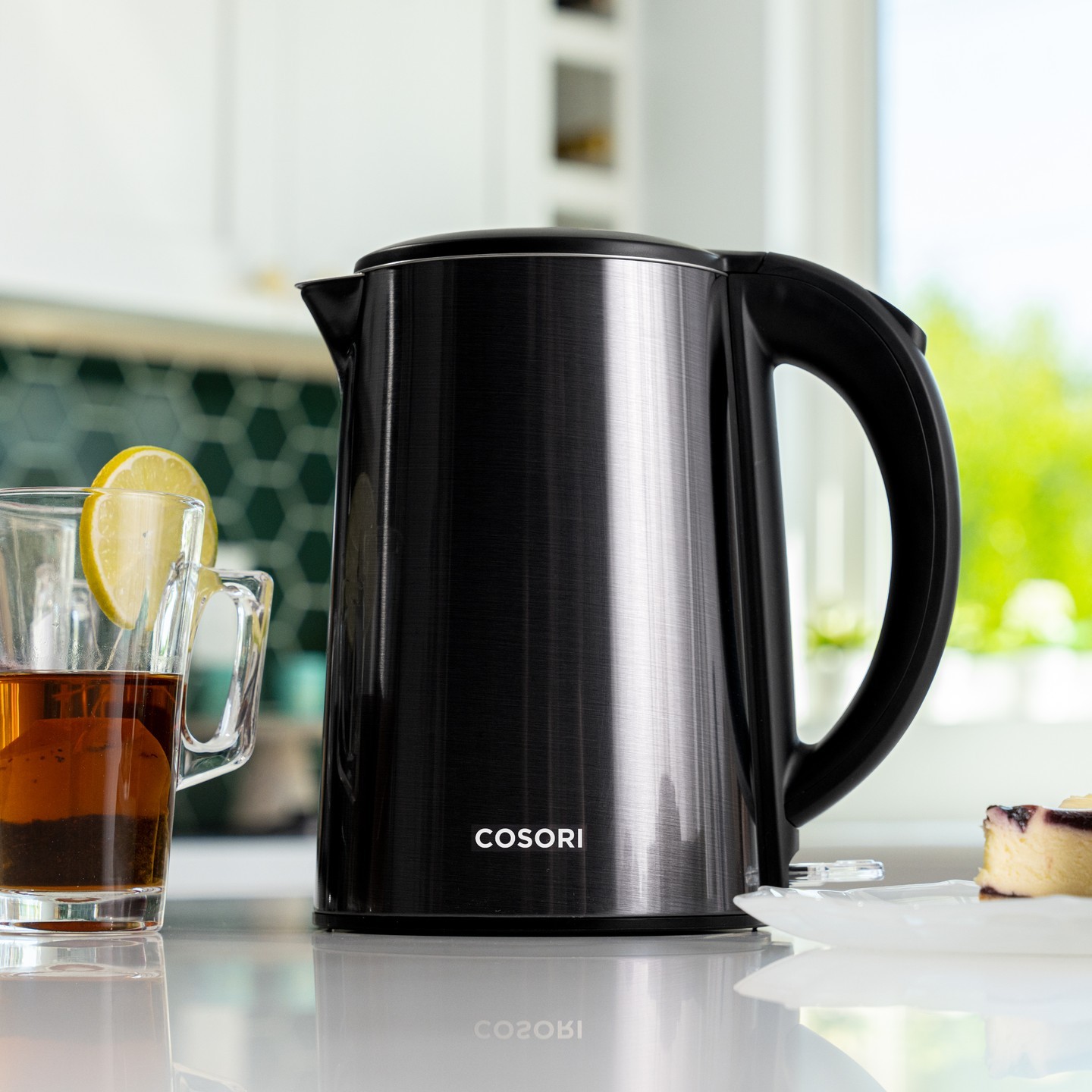 Cosori on X: Enjoy a hot cup of tea or make yourself a pour-over coffee  with our new cordless and rapid boil electric kettle 🍵☕ Check it out:    / X