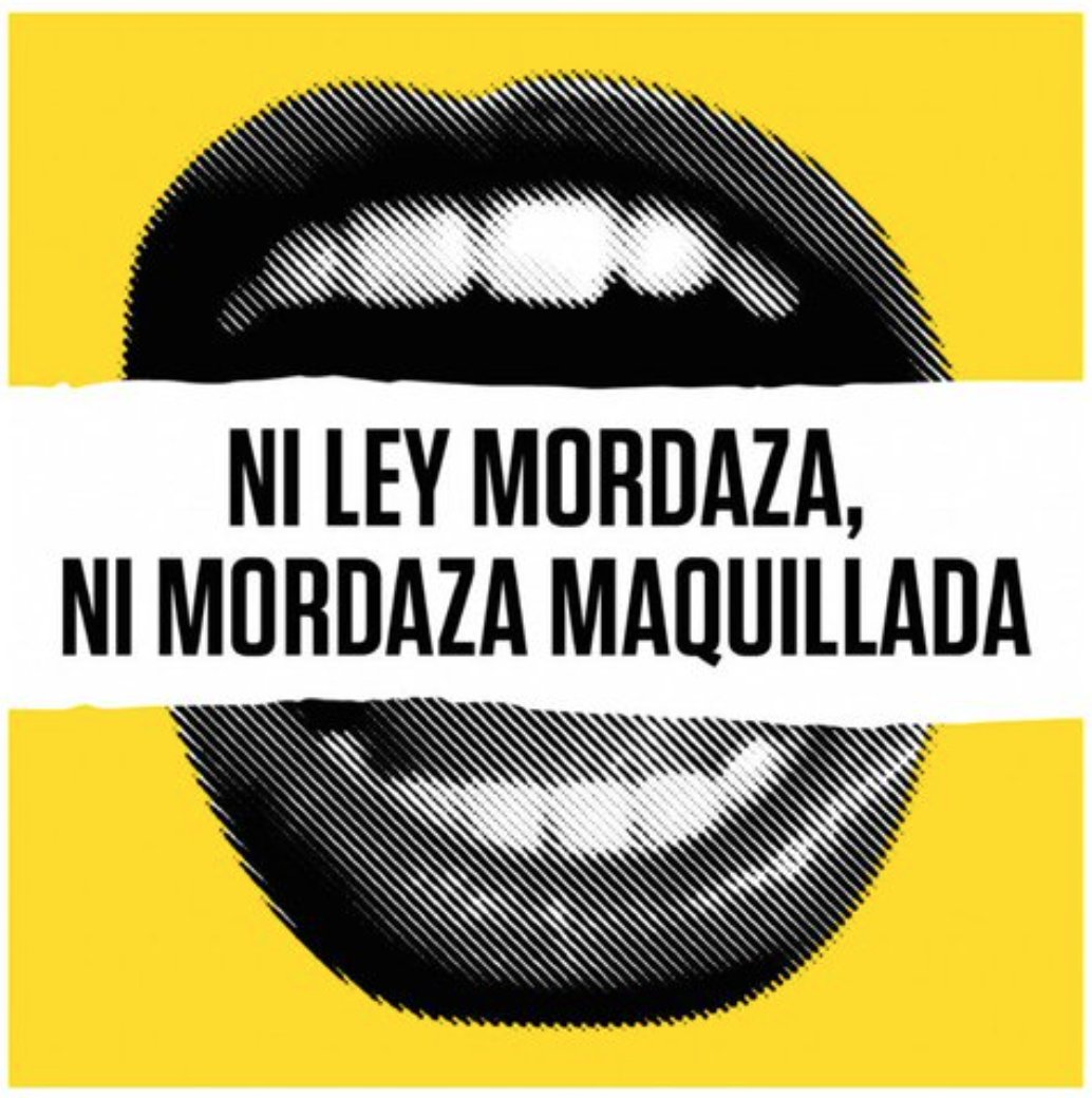 🔴 Estamos de campaña, y es política, pero no partidista. Reclamamos una ley que garantice nuestros derechos y libertades que sepulte la #LeyMordaza. Será posible solo si lo impulsamos desde de la sociedad civil 

JUNTAS #AcabemosConLaLeyMordaza 

Abrimos HILO‼️