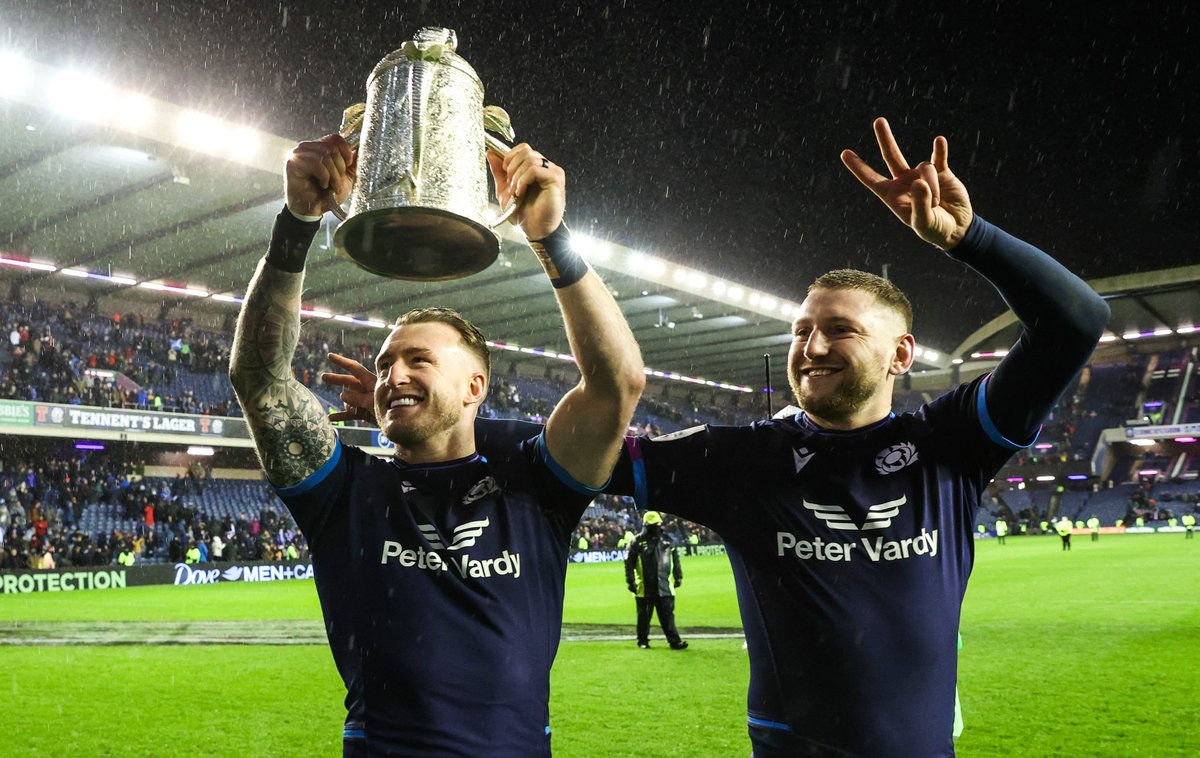 Scotlandteam's tweet image. History 🏆🏆

Scotland earn back-to-back Calcutta Cup victories for the first time since 1984!

#AsOne