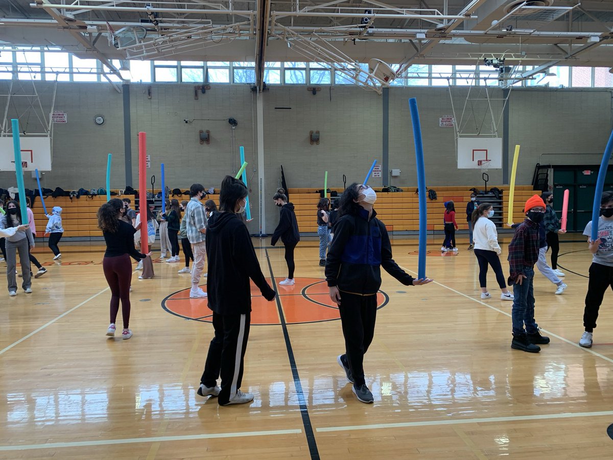 MHSPhysEd's tweet photo. Project Adventure activities are a great way to enhance students’ communication abilities, problem solving skills, and trust among classmates. This past week our 9th grade students started their project adventure and multi-cultural dance unit with Mr. Martucci and Mr. Tomassi. https://t.co/9HUZxVNYyE