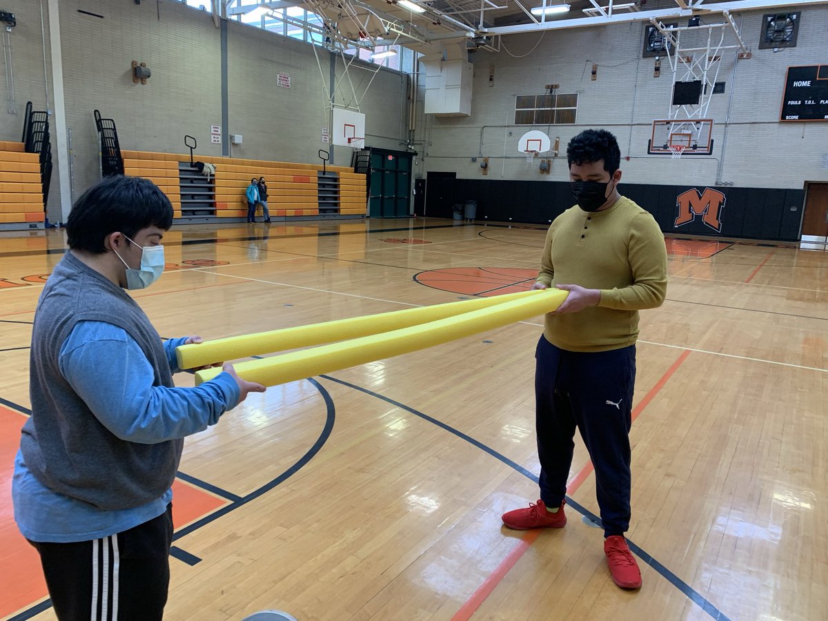 MHSPhysEd's tweet photo. Project Adventure activities are a great way to enhance students’ communication abilities, problem solving skills, and trust among classmates. This past week our 9th grade students started their project adventure and multi-cultural dance unit with Mr. Martucci and Mr. Tomassi. https://t.co/9HUZxVNYyE