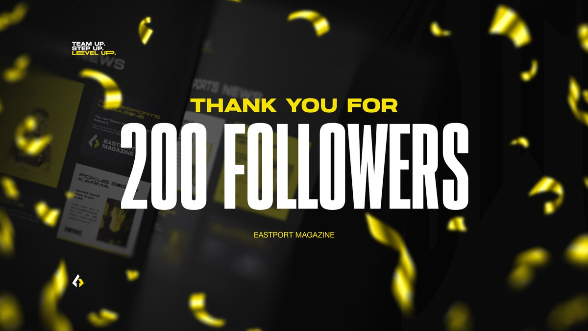 EastportGG's tweet photo. ✳️ We would like to thank you for 200 followers! 

#TeamUP #StepUP #LevelUP https://t.co/mCdYHg6GXX