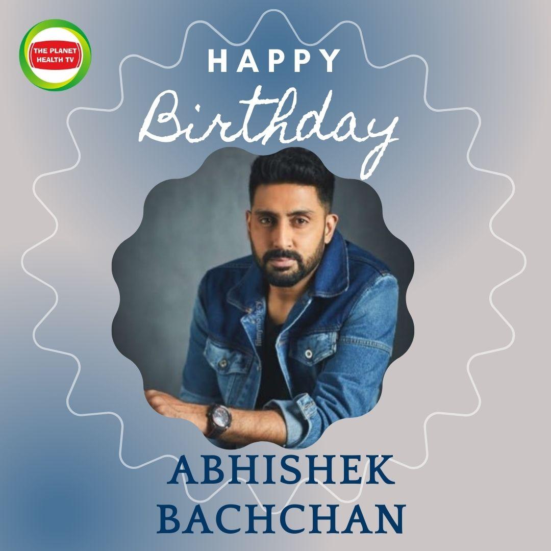 PlanetHealthTV's tweet photo. Team The Planet Health Tv wishes Abhishek Bachchan a Very Happy Birthday 💐🎂 
.
#theplanethealthtv #tphtv #abhishekbachchan #abhishekbachan #abhishek #actors #starsofbollywood #bollywood #bollywoodstar #bachchans #bachchan #birthdaypost #birthday  #HappyBirthdayAbhishekBachchan https://t.co/cls8f9MxEu