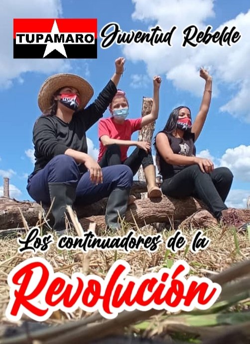 tupa_tv's tweet photo. Seguimos labrado el porvenir de la mano de nuestra #JuventudRebelde, jóvenes concientes de los procesos históricos de la lucha proletaria por un mundo de iguales.

@WBenavides_MRT @Tupa_Esteban @GustavoVasMrt @EscuelaMrt @TupamaroMRT https://t.co/JGdXxMjNDk