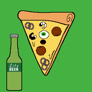 Pixelated Pizza Party tweet media