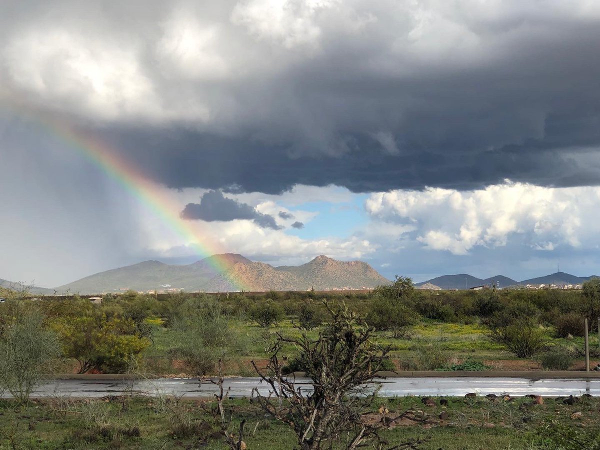 azgfd's tweet photo. Happy Saturday! 3 years ago on this day it was a rainy Tuesday at AZGFD headquarters and we were treated to this beautiful rainbow! We forgot all about it until Google did a photo look back for us this morning 😆 Hope your weekend is off to a great start! https://t.co/TAbKvJvFua