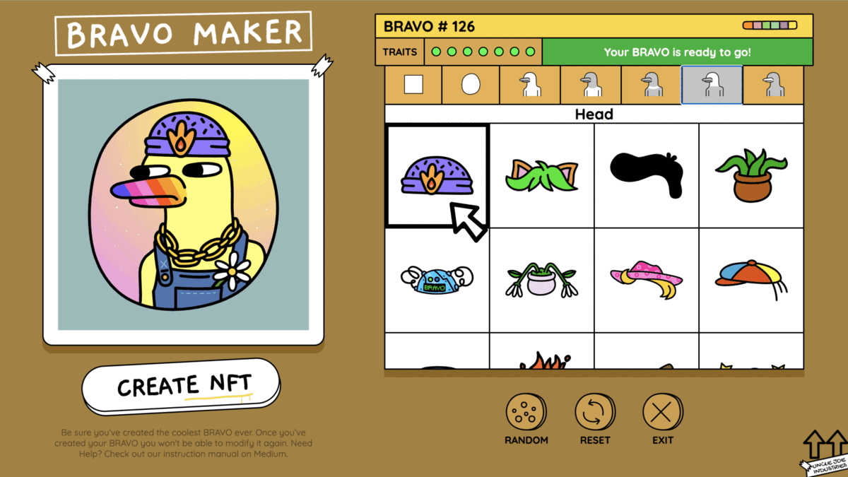 emergenseafungi's tweet photo. This effectively allows every owner to create his or her own customized 1/1 NFT by buying their own egg and hatching it. The Bravo Maker has a sleek design and limited time traits offered to help ensure continued unique creations. https://t.co/Pckj7tPEyD