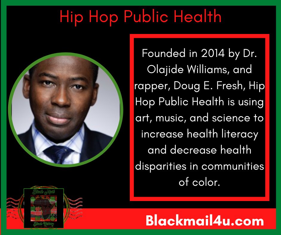 Hip Hop Public Health: Using Music, Art, And Science To Address Health Disparities In Communities Of Color blackmail4u.wordpress.com/2022/02/05/hip… via @blackmail4u 
#blackmail4u #blackhistoryfacts #blackhistory #blackhistorymonth #hiphoppublichealth #healthdisparities #healthliteracy